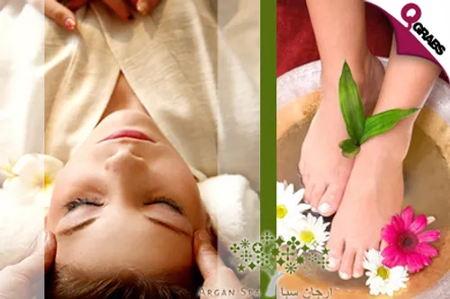 For QR112, Sooth Tired Muscles with a Thai Massage OR for QR114 Relax Aching Feet with Reflexology & a Pedicure Spa! (QR280/QR285 Value)